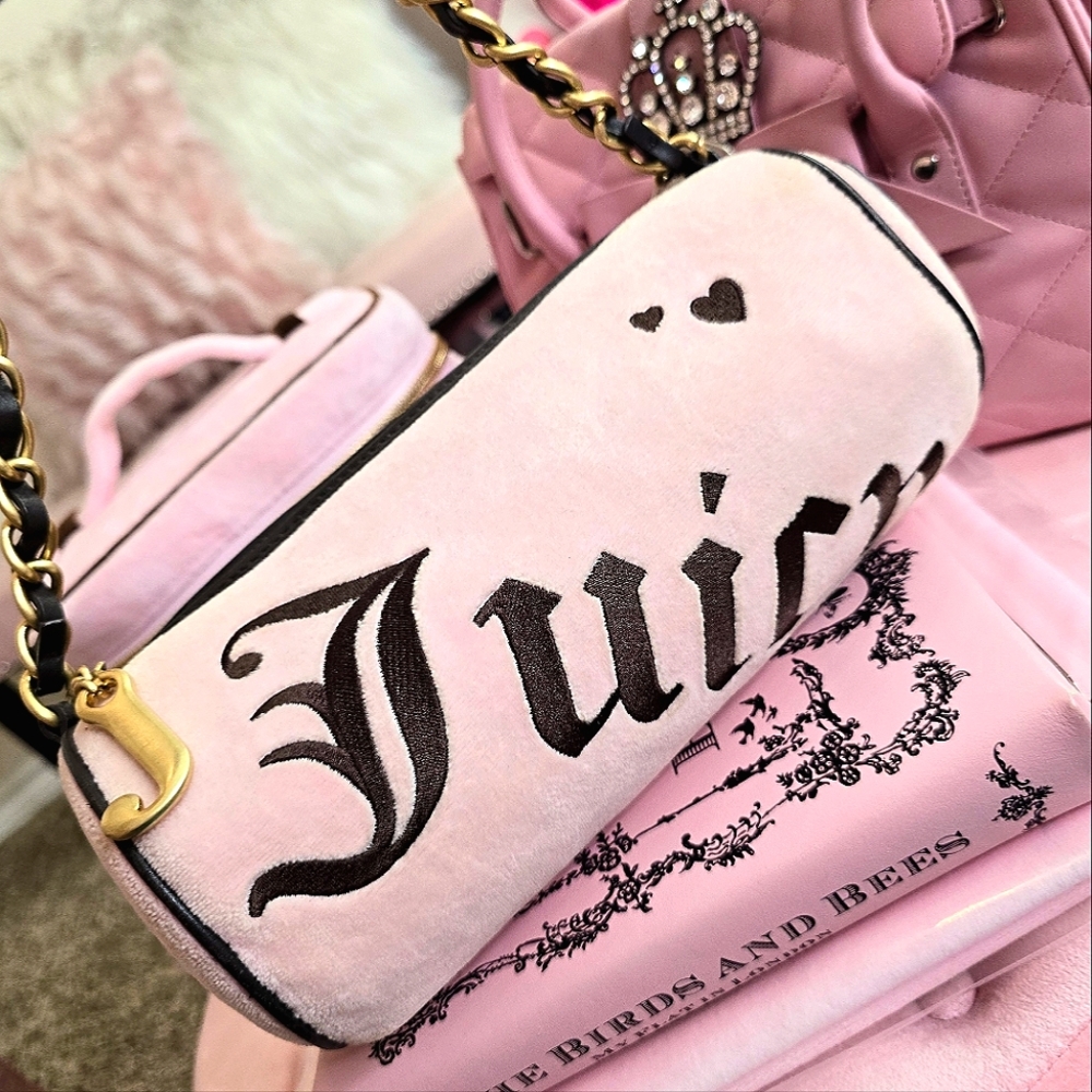 Juicy Couture Baby Pink Large Barrel Bag